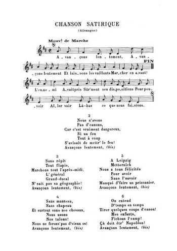 Chanson satirique